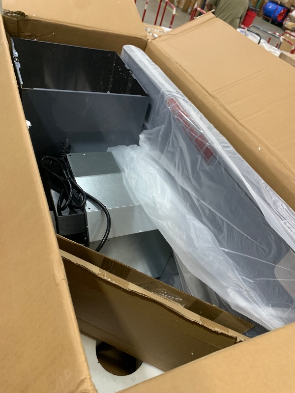 Photo 1 of ***PARTS ONLY***Empava Island Stove Range Hood Vent 36 Inch Ceiling Mount, 400 CFM | Dual-Sided Touch Control | 3 Speeds | 4 LED Lights | Stainless Steel, Ducted/Ductless (Conversion Kit Not Included)