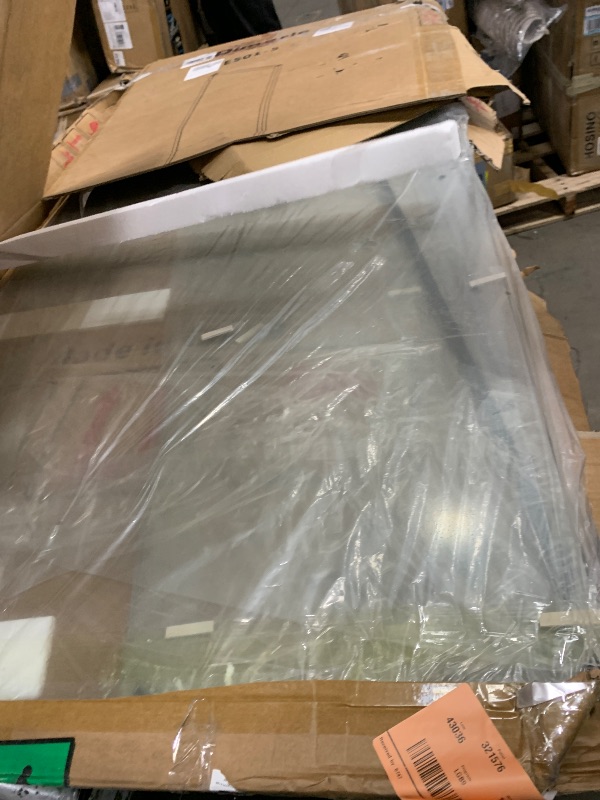 Photo 1 of ***GLASS ONLY**Dimaris Shower Door 30" X 78" Clear Tempered Fluted Glass Framed Shower Screen Door Shower Glass Panel for Walk-in Bathroom Shower, Nano Coating, Matte Black Finish