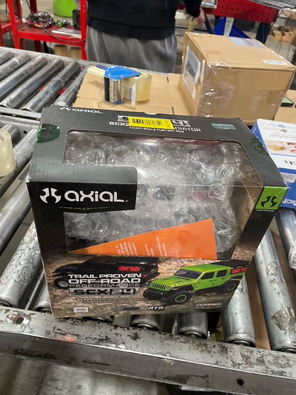 View 2 of ***MISSING PARTS***
NO CHARGER OR CORD**
Axial RC Truck SCX24 Jeep Gladiator 4 Wheel Drive Rock Crawler Brushed RTR Nothing Needed to Complete Ready-to-Run White AXI00005V2T4, Remote Control Car, RC Car, RC Crawler