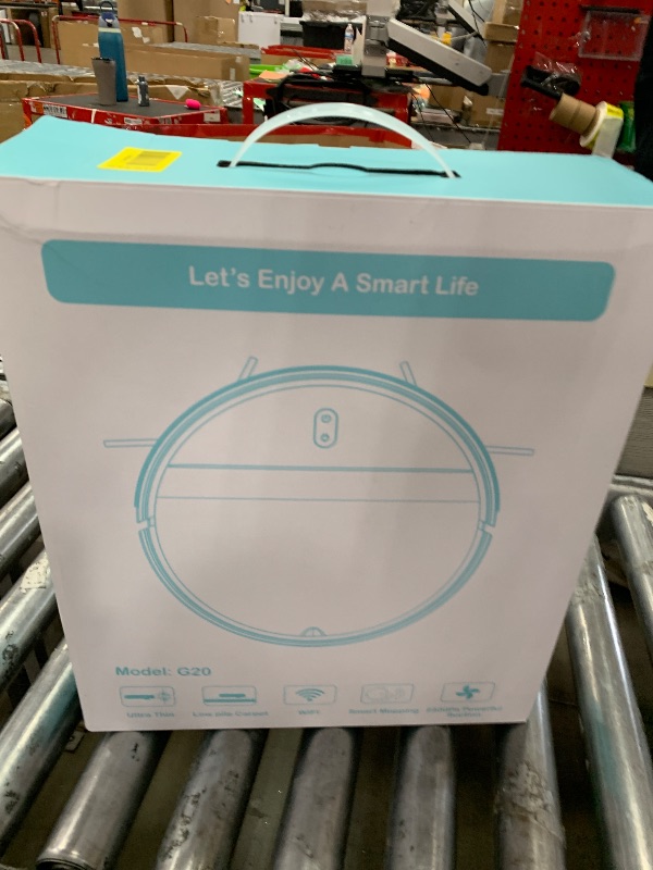 View 2 of ** FOR PARTS ONLY **
Kilgone Robot Vacuum for Pet Hair, 2-in-1 Vacuum & Mop Combo with Tangle-Free Suction & Smart 3D Avoidance, App/Wi-Fi/Alexa, Ultra-Slim & Quiet, Self-Charging for Hard Floors and Low-Pile Carpet
