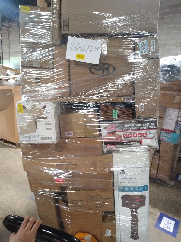 Photo 1 of As is General Merchandise pallet roughly 60 item