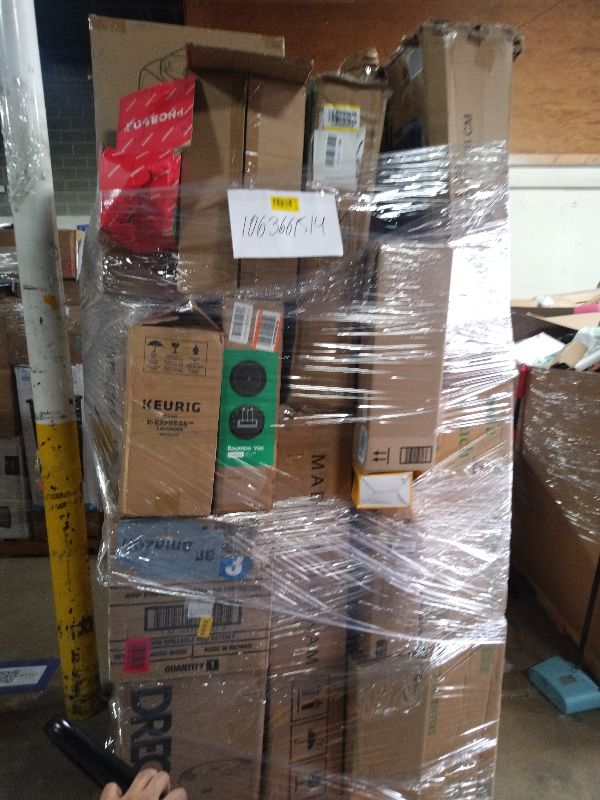Photo 1 of As is General Merchandise pallet roughly 60 item