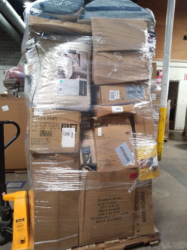Photo 1 of As is General Merchandise pallet roughly 60 item
