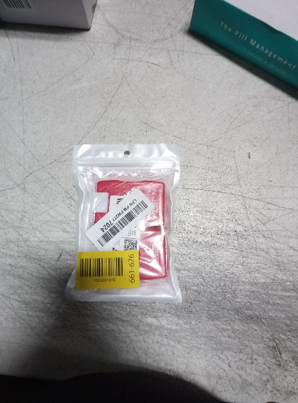 Photo 1 of 2 Pieces Knitting Counter, Stitch Counter Kacha Needle Marking Tool Plastic Knitting Crochet Stitch, Red