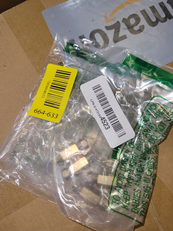 Photo 1 of 12 PC 3/16" Brake Line Fittings Kit - 24 Thread Assortment for 3/16" Tube - Includes 4 Unions, 8 Nuts