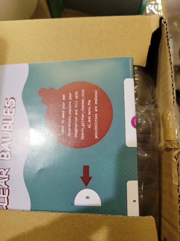 Photo 1 of 25 Set 50PCS Clear Plastic Fillable Ornaments,Transparent DIY Craft Ball,Clear DIY Christmas Ornament 5 Different Sizes for Wedding,Party,Home Decor