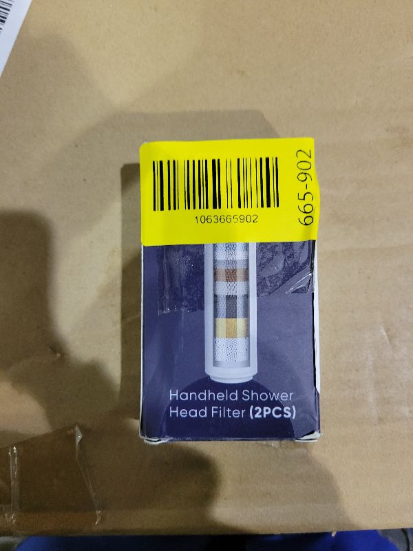 Photo 1 of 2 Pack Shower Head Filter Replacement for Hard Water, High Output Water Softener Filters Remove Chlorine & Sediments, Improve Skin & Hair, Only Compatible Replacement Filters for CTBOM Shower Head