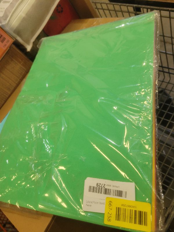 Photo 1 of 16.5"x11.7" Colored Poster Board, 50 Pack A3 Poster Paper 10 Assorted Color