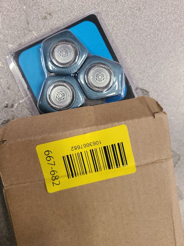 Photo 1 of 2 Pack SH71/50 Shaving Heads Compatible with Phili*s Shavers Series S5000 (S5XXX),S7000 (S7XXX) (BLUE)