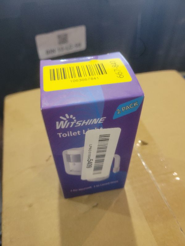 Photo 1 of 2 Pack Rechargeable Toilet Night Lights with 16-Color Motion Detection - Novelty Bathroom Bowl Light - Cool Funny Birthday Gag Stocking Stuffer Gadget Gifts for Adult Kids Men Father Dad Boys Toddlers