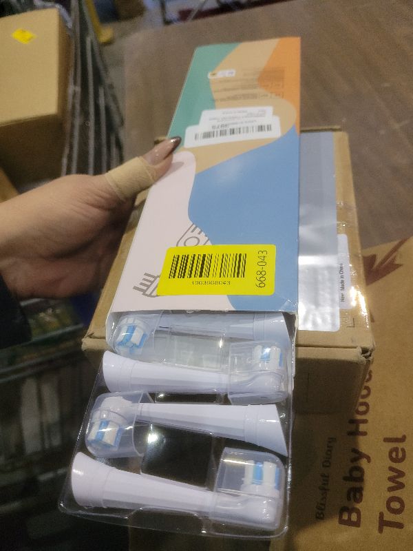 Photo 1 of 12 Pack iO Replacement Heads Compatible with Oral B iO, Brush Heads for iO 2 3 4 5 6 7 8 9 10 Series Electric Toothbrushs, Medium Softness, Specially Designed for Sensitive Gums, Black/White