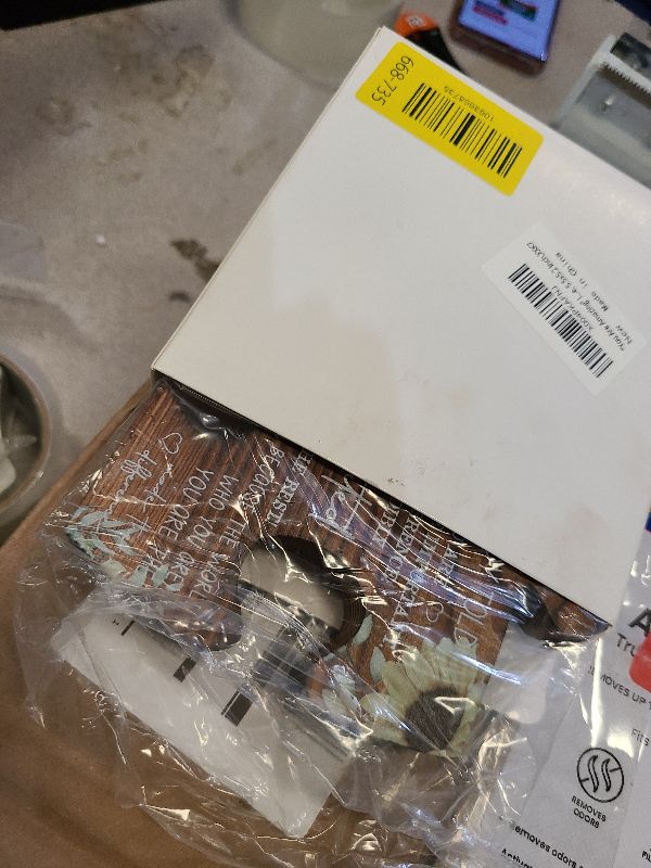 Photo 1 of "You Are Amazing" Inspirational Gift – "You Make a Difference", Motivational Puzzle Piece, Thank You Gift, Sunflower Wooden Plaque, 5.5x5.2 Inch,XXK7