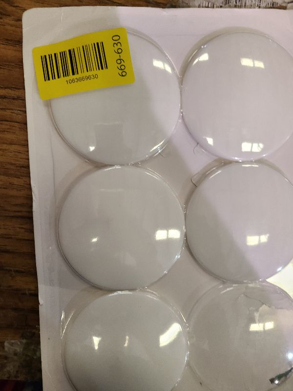 Photo 1 of [3.15"] Door Stoppers Wall Protector, 6 Pcs Large White Silicone Door Bumpers with Strong Thickened Adhesive,Shock Absorbent Door Knobs Wall Protectors to Cover up Damage and Protect Wall Surfaces