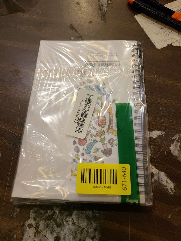 Photo 1 of 135lb/200gsm Marker Paper Pad, 5.5×8.5in Double Sided Bleedproof Marker Sketchbook, 30 Sheets Art Paper Sketch Pad, Smooth Painting Coloring Alcohol Marker Paper for DIY, Drawing, Ideal Gift