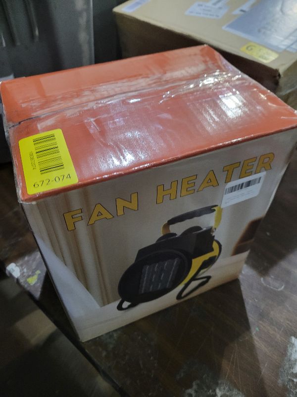 Photo 1 of 1500W Portable Garage Heater, Electric Outdoor Heater with Fast Heating & Overheat Protection, Patio and Greenhouse Space Heater for Indoor or Outdoor Use?Yellow?
