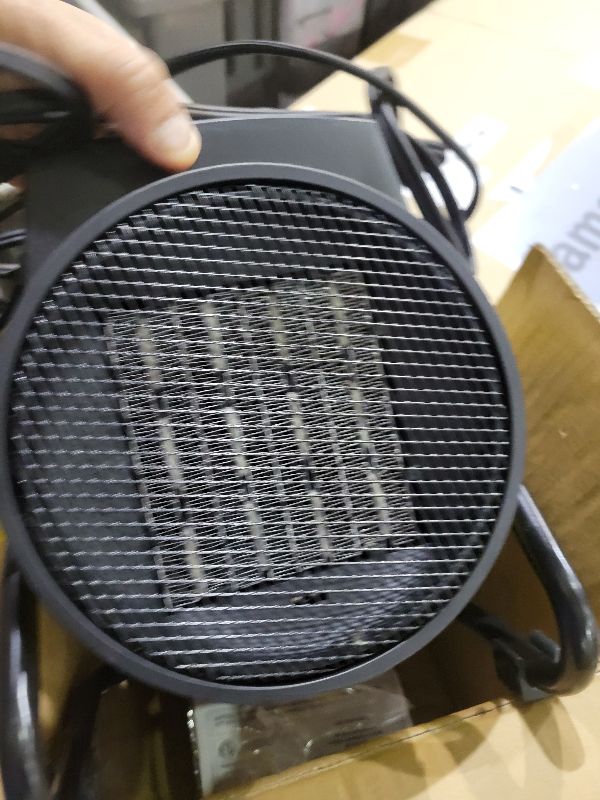 Photo 1 of 1500W Portable Garage Heater, Electric Outdoor Heater with Fast Heating & Overheat Protection, Patio and Greenhouse Space Heater for Indoor or Outdoor Use?Yellow?