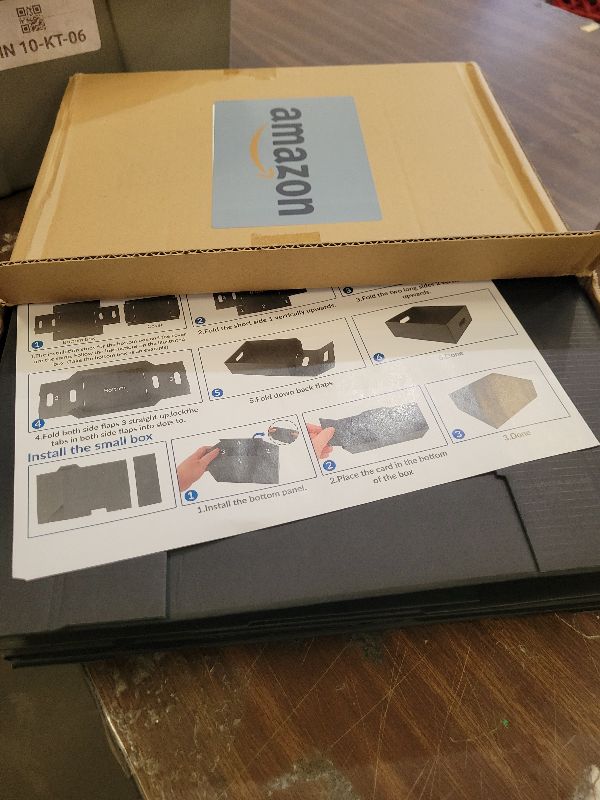 Photo 1 of 2 PCS Photo Storage Box for 4"x6" Photos, with 16 Inner Picture Boxes, 12.9“ x 10.3“ x 4.7“ Photo Organizer Box, Portable Scrapbook Photo Boxes with Lid, for Photo Stickers Stamps Seeds(Black)