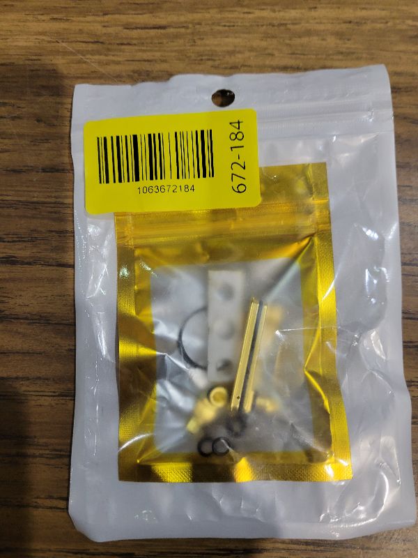 Photo 1 of 1 Set Lighter Gasket Seal Metal Lighter Repair Insert Accessories Kit 1Ppcs Cotton Felt Pad with 3Pcs Rubber Seals for Lighter Bottom Seal(Gold)