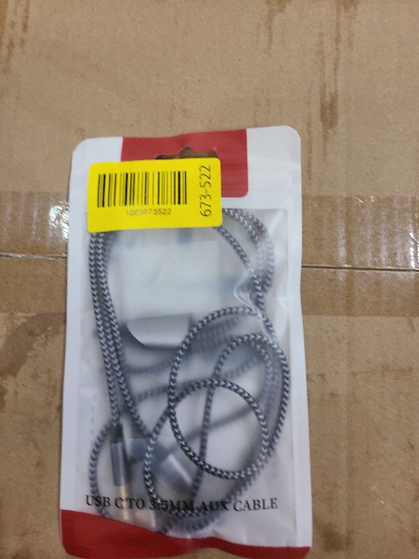 Photo 1 of 2 in 1 Aux Audio Cable, USB C to 3.5mm Aux Audio Cable, Lightning to 3.5mm Audio Cable Fit with iPhone 16/15/14/13/12/11/XR, Galaxy S24/S23/S22/S21, Pixel 9/8/7/6/5, iPad to Car Stereo Speaker 4FT