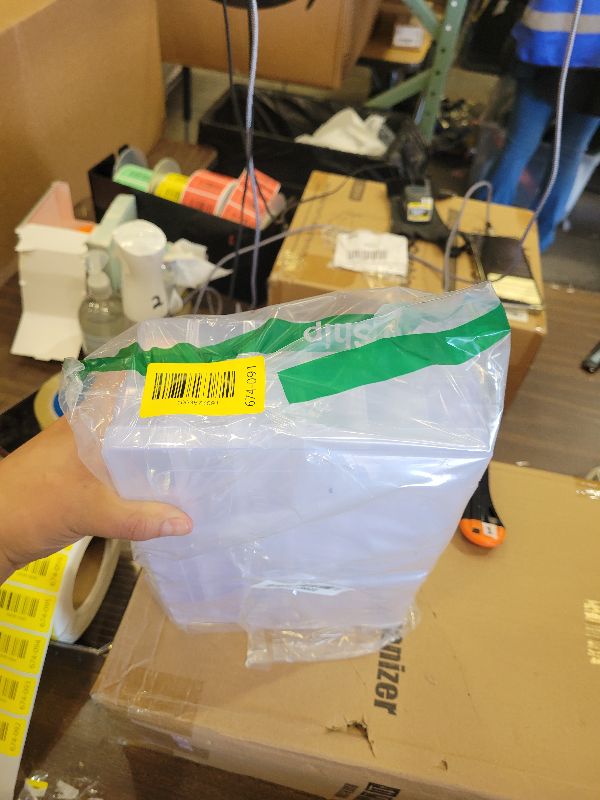 Photo 1 of 2 Pack 36 Grids Clear Plastic Organizer Box with Adjustable Dividers, Small Craft Organizers and Storage, Compartment Container for Bead, Nail, Jewelry, Art, DIY Crafts, Fishing Tackle, Small Items