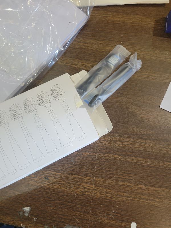 Photo 1 of 10 Pack Replacement Toothbrush Heads Compatible with AquaSonic Duo Series Home Dental Center, Electric Toothbrush Heads Compatible with Waterpik Complete Care 5.0/9.0, 5 White + 5 Black