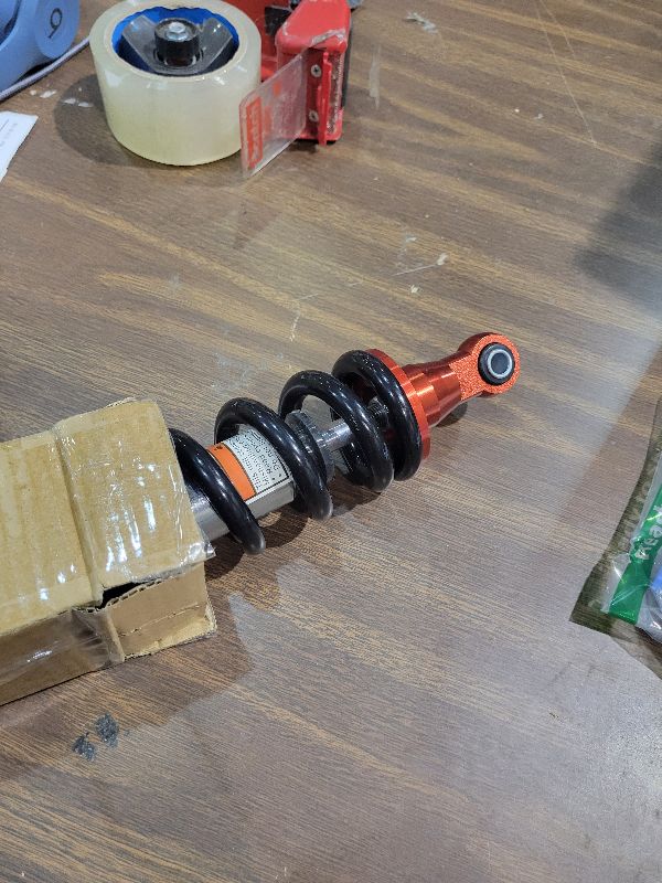 Photo 1 of 270mm 10-3/5" Rear Shock Absorber 1000LBS Suspension Sensa-Trac Load Adjusting for ATV Quad Dirt Pit Bike Motorcycle