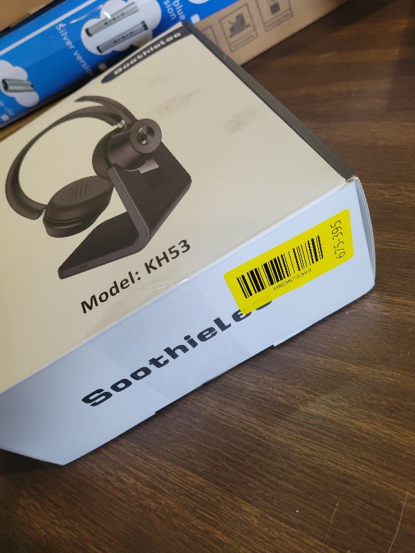 Photo 1 of (Upgraded Version) Wireless Headset, Bluetooth Headset with Noise Cancelling Microphone, Best Headphones with Mic Mute & USB Dongle for PC/Computer/Laptop/Cell Phones/Remote Work/Call Center