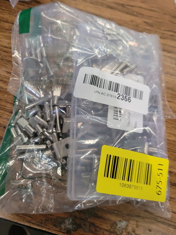 Photo 1 of 145 Pcs Shelf Pins Kit, Upgraded Shelf Pins 4 Styles, 5mm & 1/4inch Nickel Shelf Support Pegs, Cabinet Shelf Pegs for Shelves, Shelf Support for Bookshelf Kitchen Cabinet Shelf Pegs. (145)