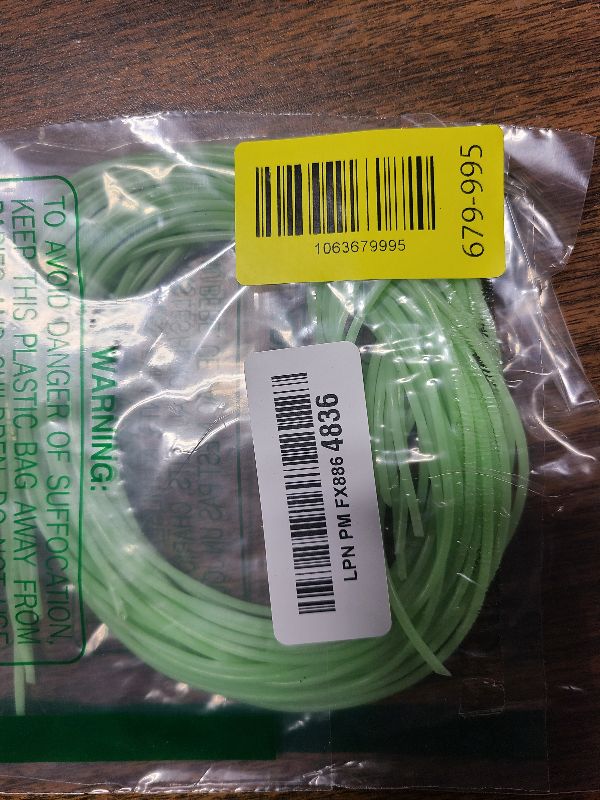 Photo 1 of 10X Luminous Tube Deep Sea Fishing Soft Plastic Fishing Angling Glow Tubing Tool Attract Fish (1.2mm Inner Diameter,1M Long)