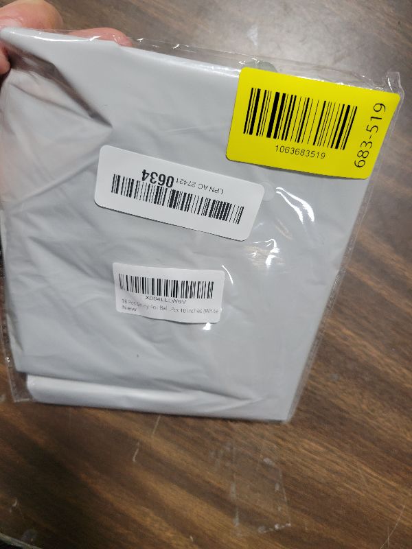 Photo 1 of 18 Pcs Foil Balloons Shiny Round Balloons Set Large Balloon Garland Arch for Birthday Graduation Wedding Bachelorette Party Decorations, 5 Pcs 22 in, 5 Pcs 15 in, 8 Pcs 10 in White