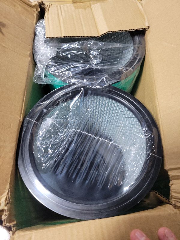 Photo 1 of 2 Pack DXVC6914 HEPA High Efficiency Cartridge Filter Fit for Dewalt 6-16 Gallon Wet/Dry Vacuum Cleaners DXV06P DXV09P DXV10P DXV10PL DXV10SA DXV12P DXV14P DXV16P