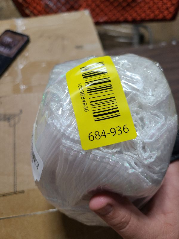 Photo 1 of 15 Yards Ruffle Trims, Iridescent Wide Lace Trim for Sewing, Organza Pleated Chiffon Trims, Gauze Fabric Trim, Halloween DIY Craft Materials, Gradient Wave Pleated Tulles