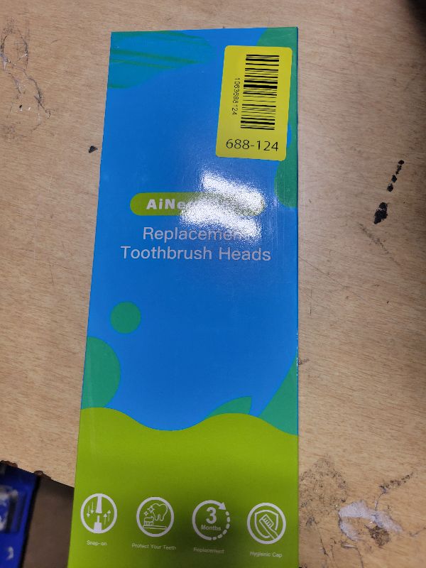 Photo 1 of 12 Pack Toothbrush Replacement Heads for Philips Sonicare, Electric Brush Heads Compatible with Phillips Sonic Snap-on Care Head (Black)