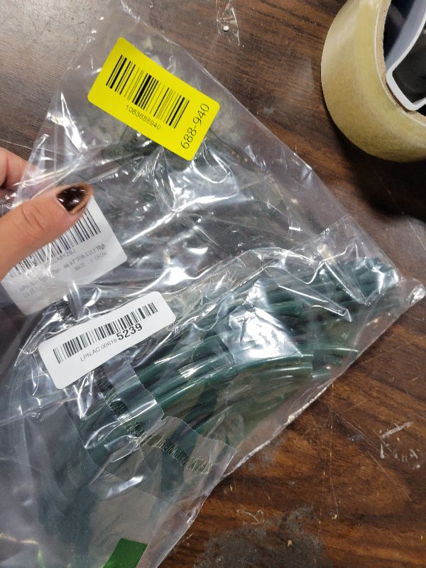 Photo 1 of 14Pcs Plant Support Stake Half Round Plant Support Ring Garden Flower Support for Tomato, Hydrangea, Indoor Plants, 6.3" Wide X 10.3" High