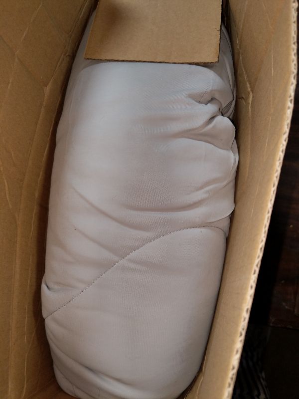 Photo 1 of 100% Viscose Made from Bamboo Comforter Queen Size for Hot Sleepers, Hypoallergenic Breathable Cooling Duvet Insert, Cloud Soft Silky Marshmallow Puff Feel, All Season (88x88 Inches, Grey)