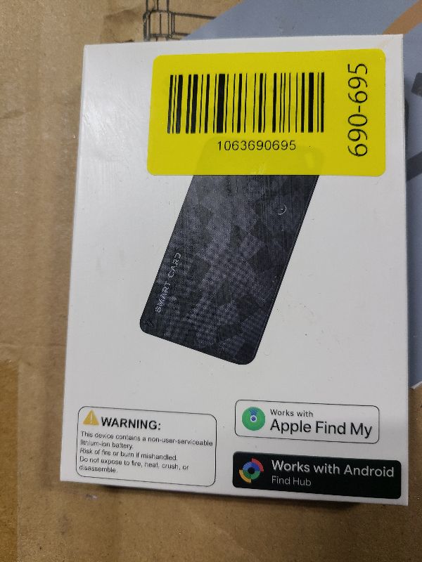 Photo 1 of 2026 Wallet Tracker Card (iOS and Android) Slim Tracking Card, 6-12 Years Battery Bluetooth Smart Card, Work with Apple Find My & Google Find Hub, GPS Locator for Luggage, Passports, Keys, Backpack