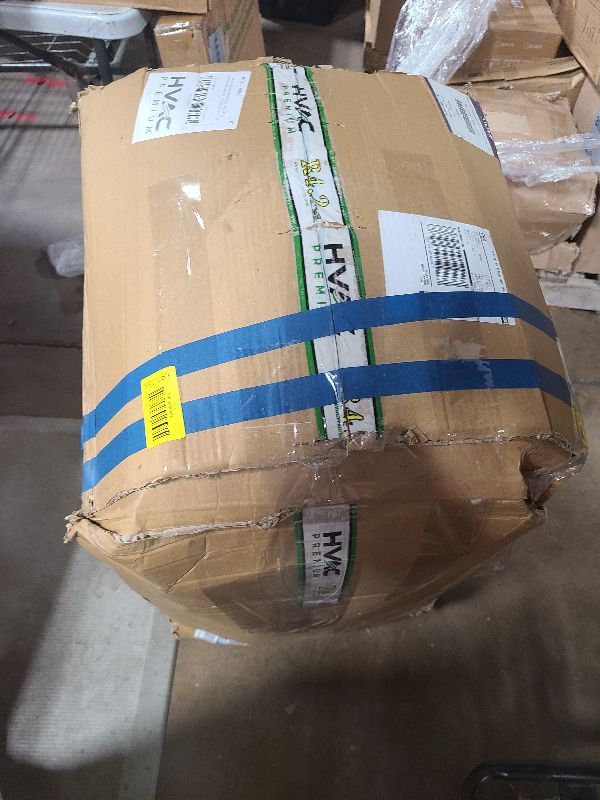 Photo 1 of 14" Inch Flexible Aluminum Ducting Hose Insulated R-4.2 Air Duct Pipe for for Heavy Duty HVAC & Exhaust Ductwork Insulation - 25' Feet Long - in Accordance with UL 181