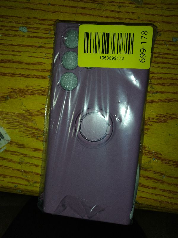Photo 1 of 13peas Case Compatible with Samsung Galaxy S22 Ultra?5G 2022 Released?, Silicone with Ring 360°rotatable Kickstand case Support Magnetic Car Mount?Protective Cover with Strap (Purple)