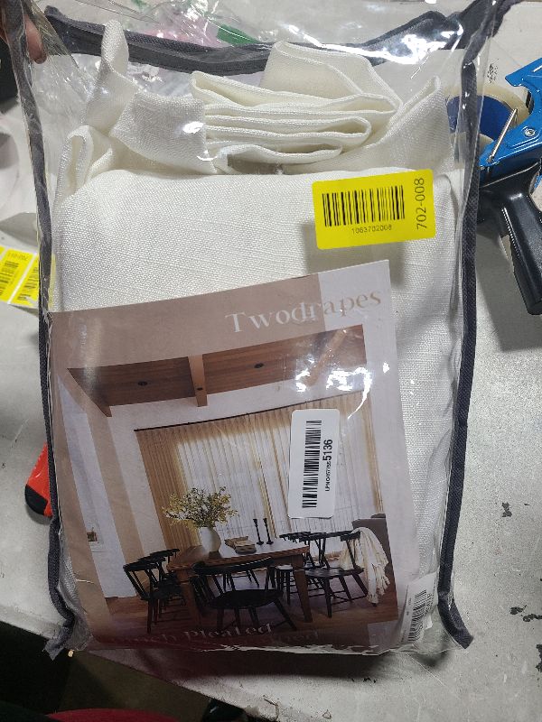 Photo 1 of 120 Inch Length Extra Long Linen Curtains Modern Neutral Curtain 10 Foot Light Filtering Semi Sheer Back Tab Pinch Pleat Curtain for Tall Ceiling Living Room 2 Panels 50 by 120 Inch Ivory Beige White