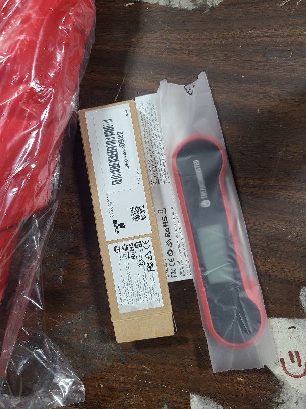 Photo 1 of 0.5 Sec Instant Read Meat Thermometer Digital with ±0.5? Precision, Food Thermometer for Cooking Kitchen Gadgets, Oven Grill Candy BBQ Essentials Accessories, Gifts for Him Dad Men Birthday, Red