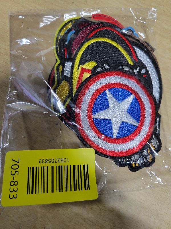 Photo 1 of 20 Pieces Superhero Patches Embroidered Applique Patches,Iron on/Sew on Patches Fabric Repair Patch for Kids Adult Clothes Jeans Jackets Hats Shoes Backpacks