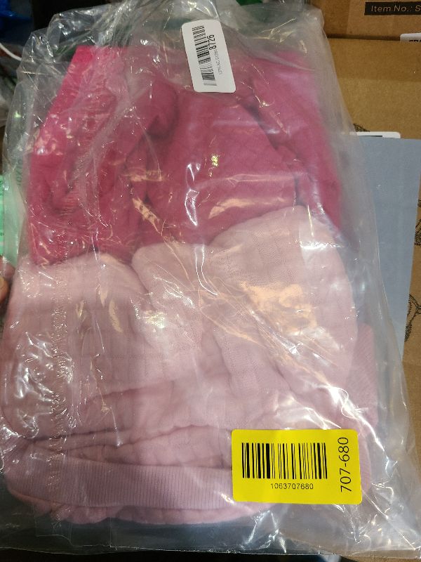 Photo 1 of 2 Pack Dog Hoodie Sweaters for Small Medium Dogs Warm Dog Clothes for Large Dogs Soft Waffle-Like Laminated Sweatshirt Bulldog (Pink+Rose, S/M (Back: 13",Chest: 18.5", Neck: 12"))