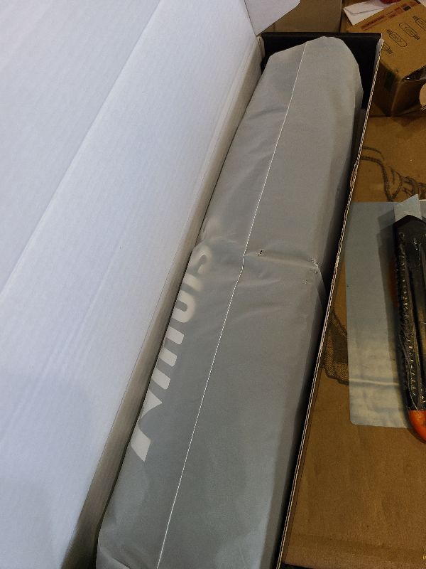 Photo 1 of [Upgraded] Nmoiss Windshield Sun Shade Umbrella - [Vinyl Coating Heat Shield] Protect Car from Sun Rays & Heat Damage Keep Cool and Protect Interior, Spring Structure Edge Medium 56" L x 31" W