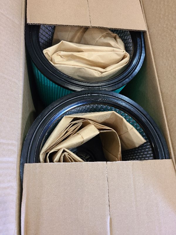 Photo 1 of 2 Pack DXVC6914 Premium HEPA Cartridge Vaccum Filter Compatible with DEWALT 9-16 Gallon Wet/Dry Vacuum, with 3 Pack DXVA19-4101 High Efficiency Replacement Filter Bags for DEWALT