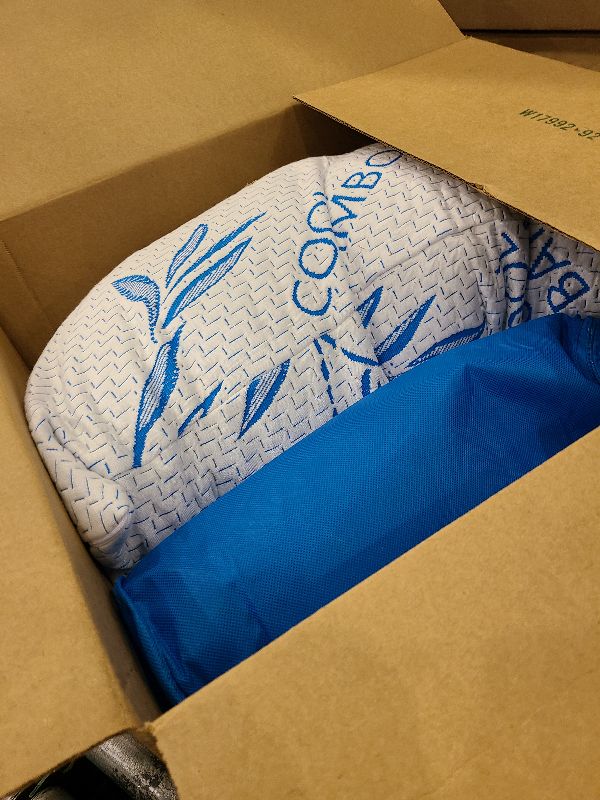 Photo 1 of 2 Pack King Size Pillows for Sleeping, Cooling Shredded Memory Foam Adjustable Bed Pillow with, Removable/Washable Cover (King 2 Pack)