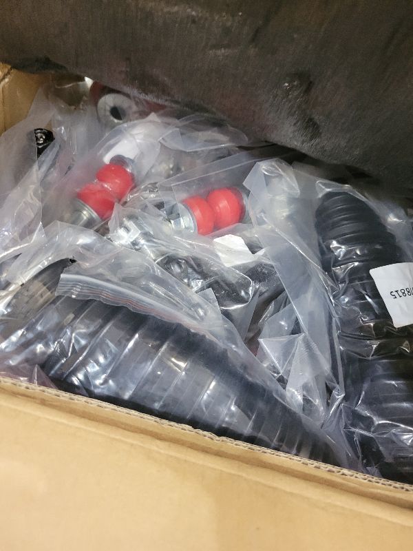 Photo 1 of 12pc RWD Front End Upper Control Arm Suspension Kit for 1999-2006 Chevy Silverado GMC Sierra 1500, Upgraded PU Bushings, Lower Ball Joints, Tie Rod Ends, Sway Bar Links & Boots