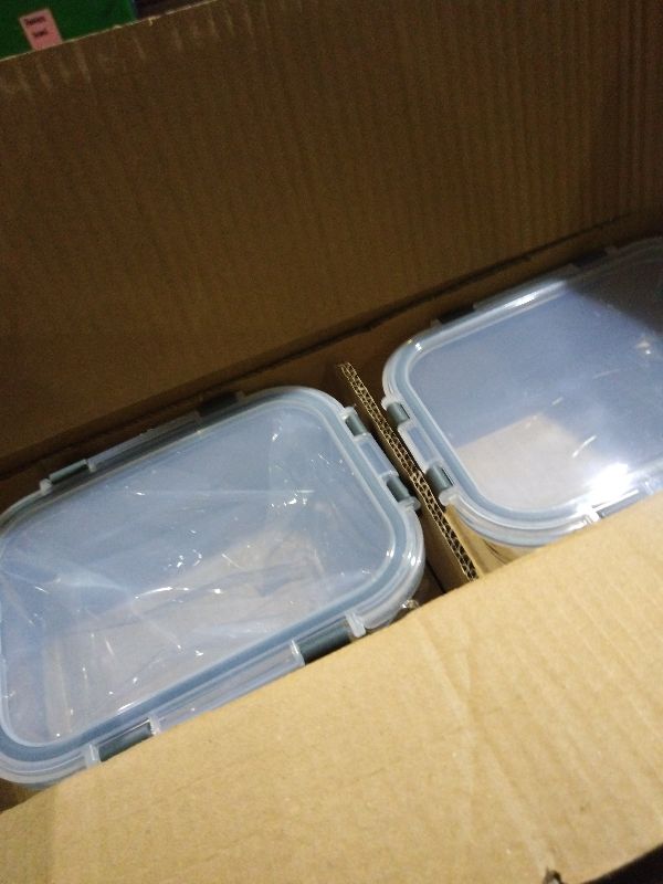 Photo 1 of [8-Pack,30 oz]Glass Meal Prep Containers,Glass Food Storage Containers,Airtight lunch Containers with Lids, Microwave, Oven, Freezer and Dishwasher