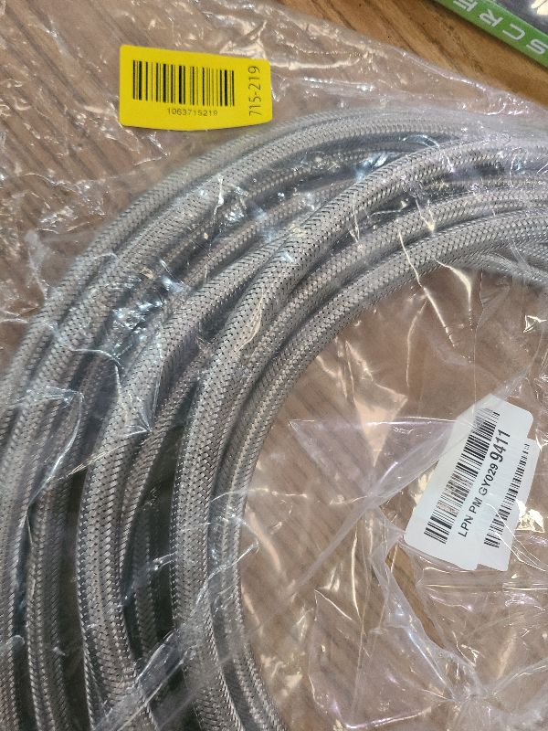 Photo 1 of [10-Pack 24 Inch] 1/2" x 1/2" FIP Flexiable Faucet Supply Lines, Bathroom Faucet Hose Connector, 304 Stainless Steel Braided Water Supply Line for Kitchen