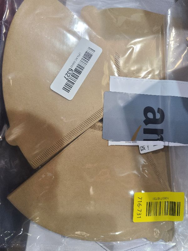 Photo 1 of 100Pcs Coffee Filters #4, Unbleached Natural Coffee Filters 8-12 Cup, Disposable Coffee Filters, 4 Cone Paper Compatible with Ninja Coffee Maker, Pour Over and Drip Coffee Maker