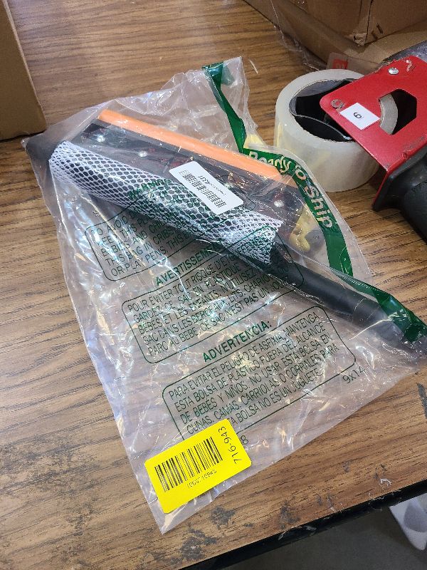 Photo 1 of 2 in1 Window Squeegee for Car, Window Cleaner with 16inch Long Handle,Sponge Car Window Squeegee for Gas Station, Glass,Shower,Outdoor High Window Cleaning